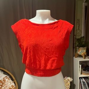 Simone Miller Muda Terry Crop Tank